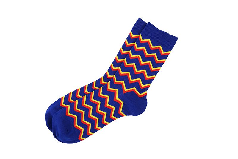 Men's Socks - Wave Blue
