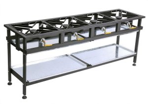 Anvil Boiling Table Gas - Commercial - 4 Burner Straight
