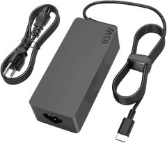 65W USB-C PD Wall Charger Block Power Cable Compact Fast Charging Adapter