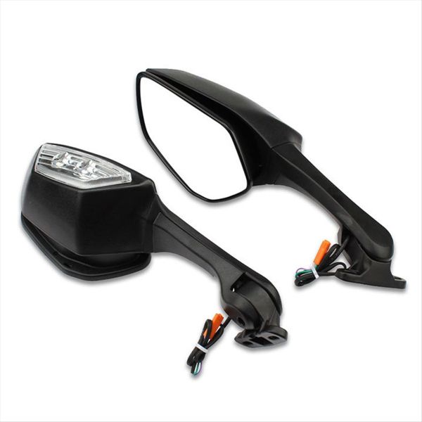 Motorcycle Rearview Mirror Turn Signal Light Compatible with Honda