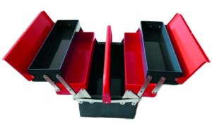 ACDC Steel Cantilever Tool Box - size 565 x 215 x220mm - ACDC Dynamics