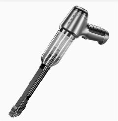 Portable Car Vacuum Cleaner Silver 1 Unit
