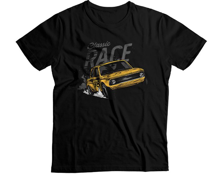 Yellow Car Classic T-Shirt T-Shirt