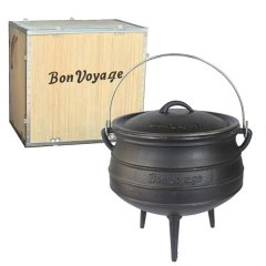 Bon Voyage No. 4 Cast Iron Potjie Pot 9.3 Litre