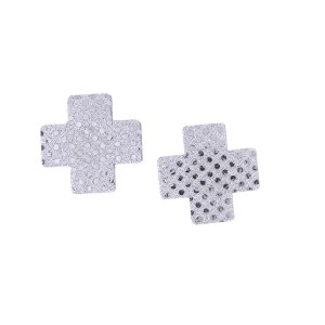 Up-Tape Shimmering Sequin Nipple Covers - 5-Pair Reusable Nipple Covers