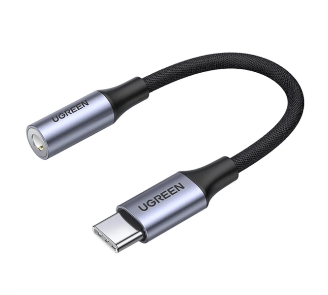 UGreen USB-C to 3.5mm Jack Adapter 10cm - Portable Plug-and-Play Converter