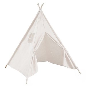 Chenshia Cotton Canvas Kids Teepee Tent Toddler Play Tent Indoor and Outdoor