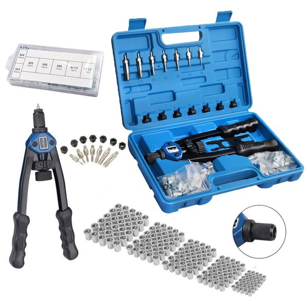 300 PCS Rivet Nut Tool Heavy Duty Hand Riveter Rivet Nut Gun Riveting Tools