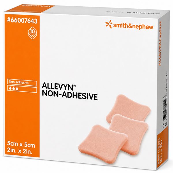 Smith &amp; Nephew ALLEVYN Non-Adhesive Foam Dressing 5cm x 5cm - 1's