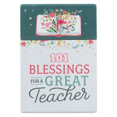 Boxed Cards - 101 Blessings For A Great Teacher