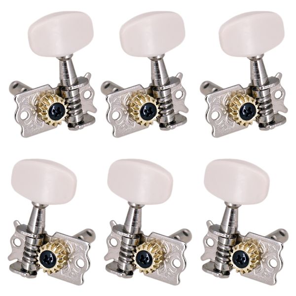 6Pcs 3R3L Guitar Tuning Pegs Open Machine Heads Acoustic Folk Guitar Tunin