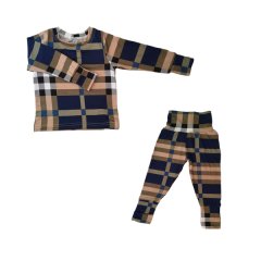 Baby/Toddler/Kids Pajamas - Foldover Cuffs - Checkered