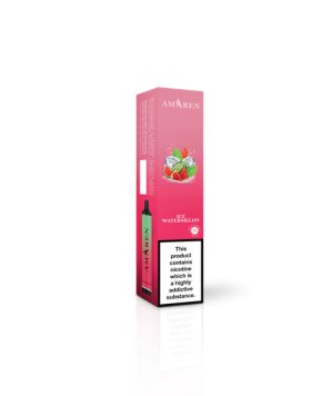 Amaren Hubbly Flavour Disposable Vape - 3500 Puffs - Ice Watermelon - 35mg