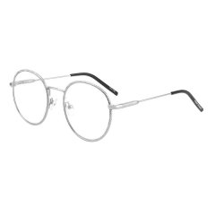 Sophie Moda - Reading &amp; Anti-Blue Light Glasses: Costosa Silver