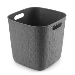Curver by Keter Softex Basket Cube 15L Dark Grey