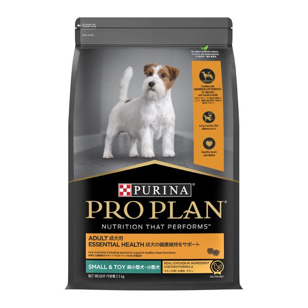 Purina Pro Plan Small/Toy Breed Adult Dog Food 2.5kg - Chicken Formula