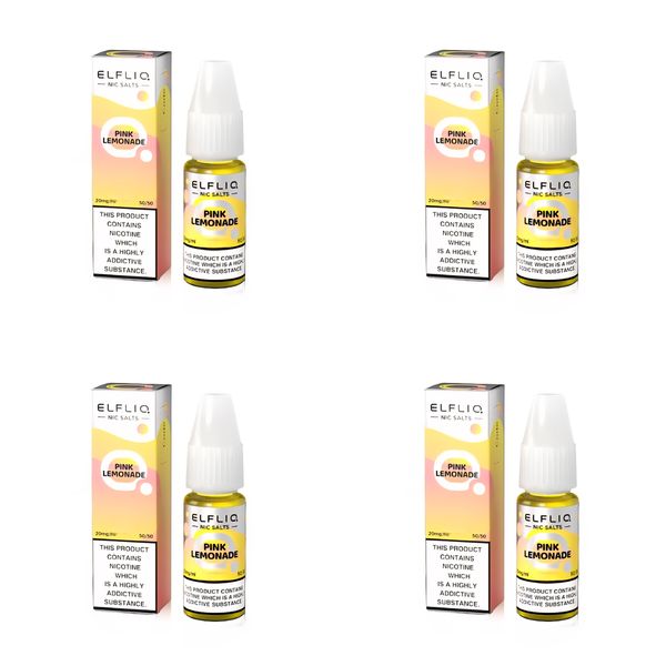 Elf Bar ELFLIQ E-Liquid 30ml Nic Salt 5% - Pink Lemonade (Pack of 4)