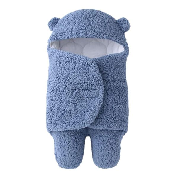 Baby Swaddle Sleeping Bag - Plush, Thick &amp; Warm Baby Blanket
