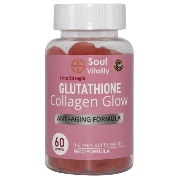 Soul Vitality Glutathione Collagen Anti-Ageing Formula Gummies -60 Gummies