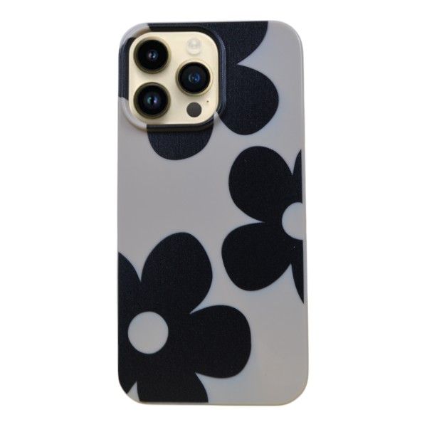 Flower Phone Case Compatible With Phone 14 Pro Max - Beige