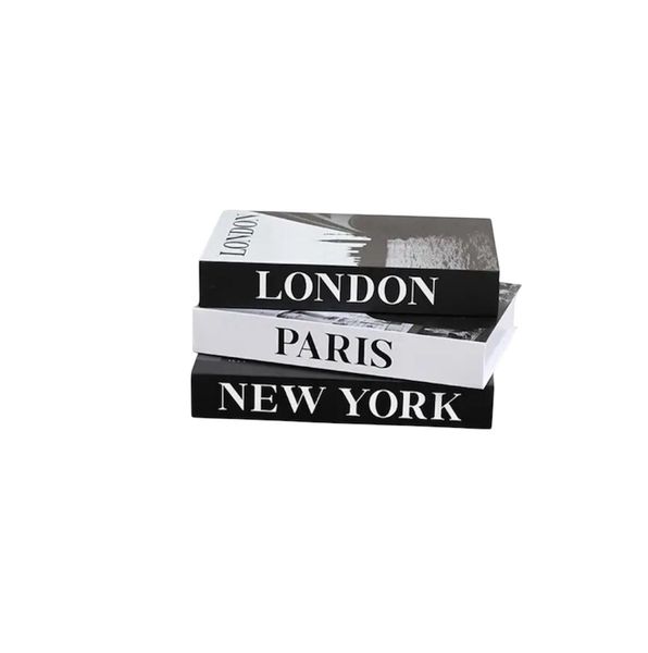 New York, Paris, London Decorative Books - Set of 3
