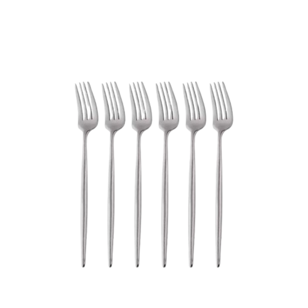 G19-2-2 6-Piece Stainless Steel Knife Set - Elegant Mirror Finish Cutlery