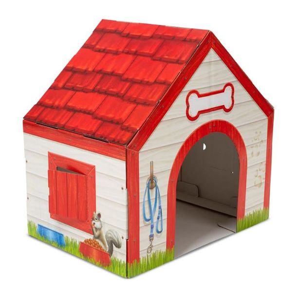 Melissa &amp; Doug Doghouse Plush Pet Playhouse