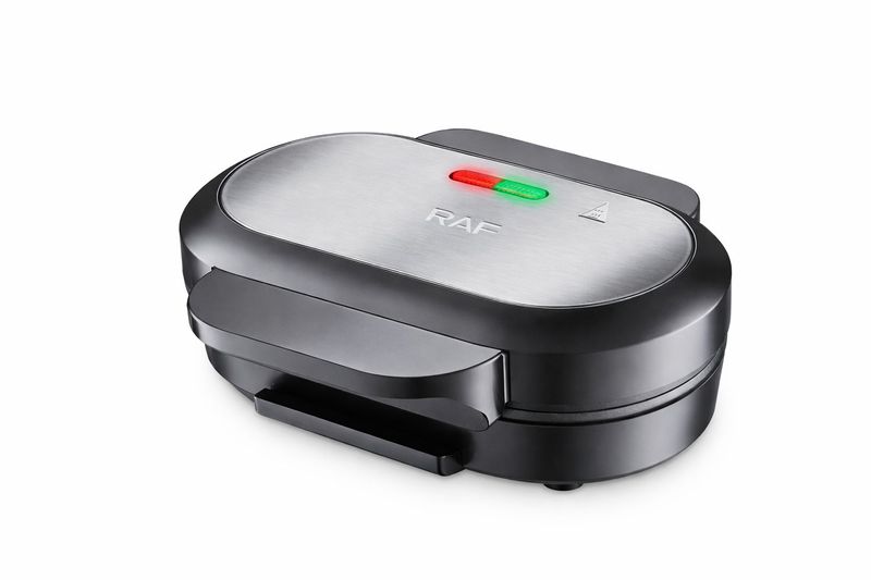 RAF 1000W Electric Hamburger Maker with Non-Stick Plates