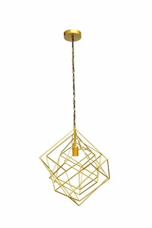 Hello Today Luxury Gold Wireframe Dining Pendant Lamp