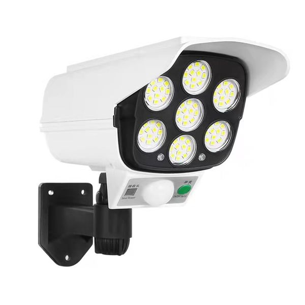 Outdoor 77 SMD LEDs Solar Motion Sensor Wall Light