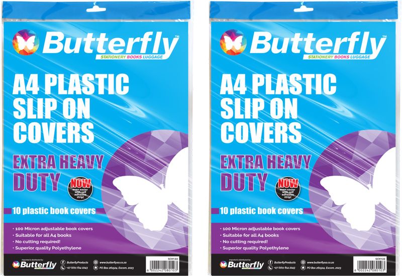Book Cover - A4 100 m Clear Pre-Cut Plastic Adjustable 10X2