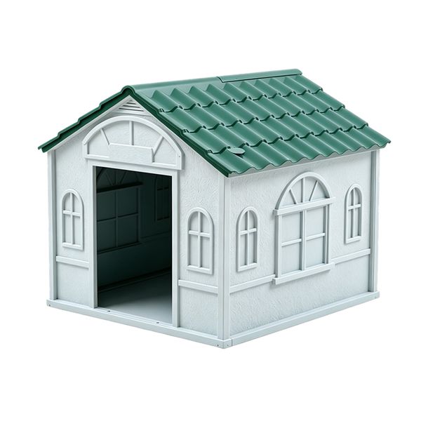 Easy Clean Dogs House Medium Kennel Waterproof Outdoor Indoor Pet House