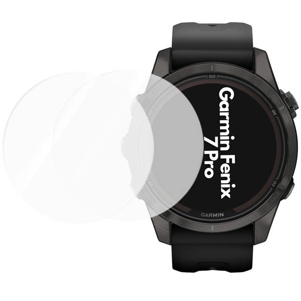 CellTime Tempered Glass Screen Guard for Garmin Fenix 7 Pro - 2 Pack