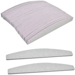 Hubbe Professional Nail Files 100/180 Grit Double Sided Emery Board x 25