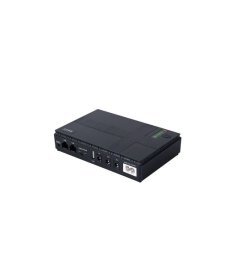 Multifunctional Network Portable Wifi Router Mini Dc UPS -12000mah - Black