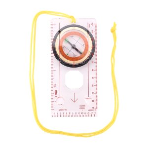 Baseplate Ruler Compass Map Scale Magnifier With Strap OCOMP7198