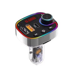 Bluetooth 5.3 Car FM Transmitter With 25W Fast Charging And MP3 Support