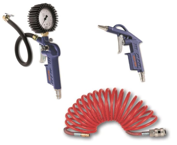 Dexter Blowing And Inflating Gun With Spiral Hose 3m