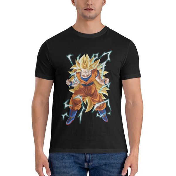 Dragonball Mens T-Shirts - Cotton Novelty Short Sleeve Crew Neck T Shirts
