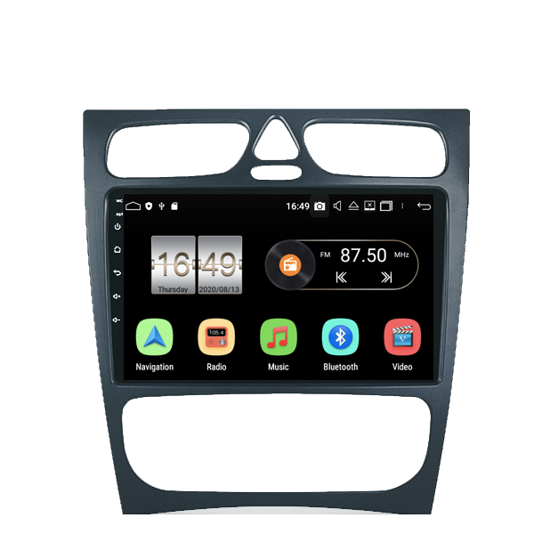 Mercedes benz C-Class W203 2000 - 2005 Android Radio with apple carplay