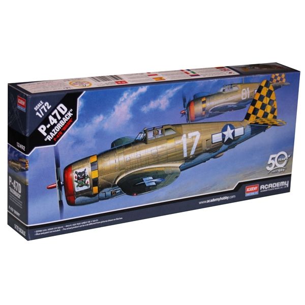 Academy 12492 1/72 P-47D "Razor Back
