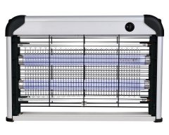 Bright Star ML200 Electric Insect Killer Lamp - 2x 20W UVA Tubes, Aluminium
