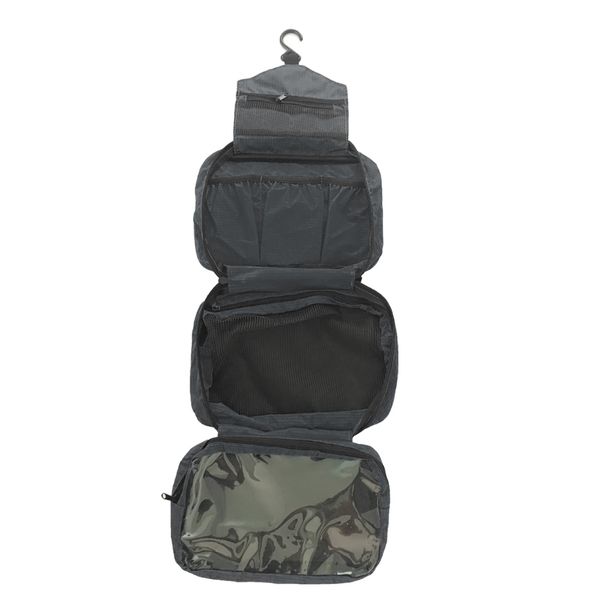 Waterproof Portable Travel Hanging Toiletry Bag Cosmetic Organizer-Black