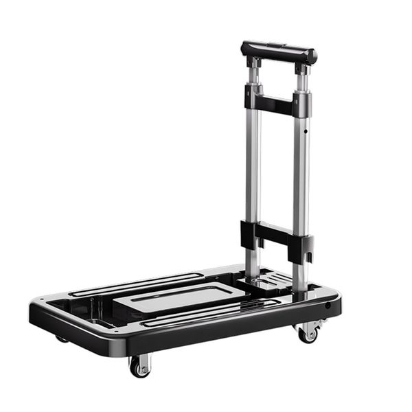 Folding Hand Truck Dolly Cart Versatile Flatbed Wagon Heavy Luggage Cart