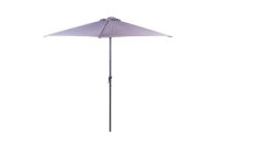 Seagull Parasol Umbrella Aluminium Pole Light Grey 2.7m