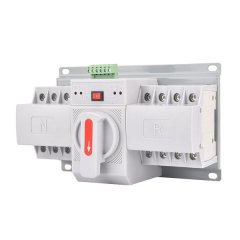 4P 220 63A Dual Automatic Transfer Power Converter Switch Toggle Controller