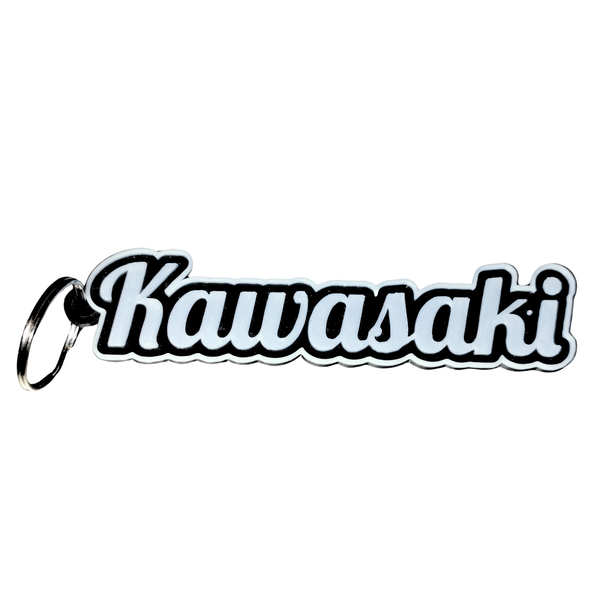 Kawasaki Keyring 3D Printed - Durable Custom Keychain for Bike Fans