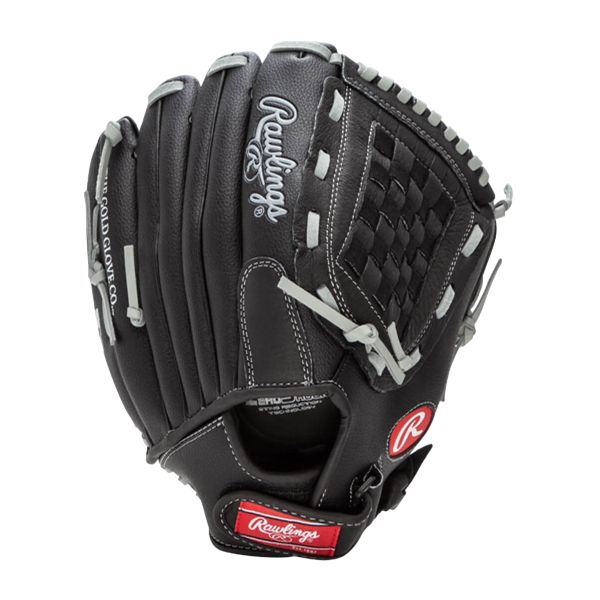 Rawlings - RSB 12.5" Slow Pitch Softball Glove Mitt - Black / Grey