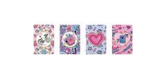 4 Piece Set Mixed Colours Hardcover + Hollow Design - 21×14.5cm.
