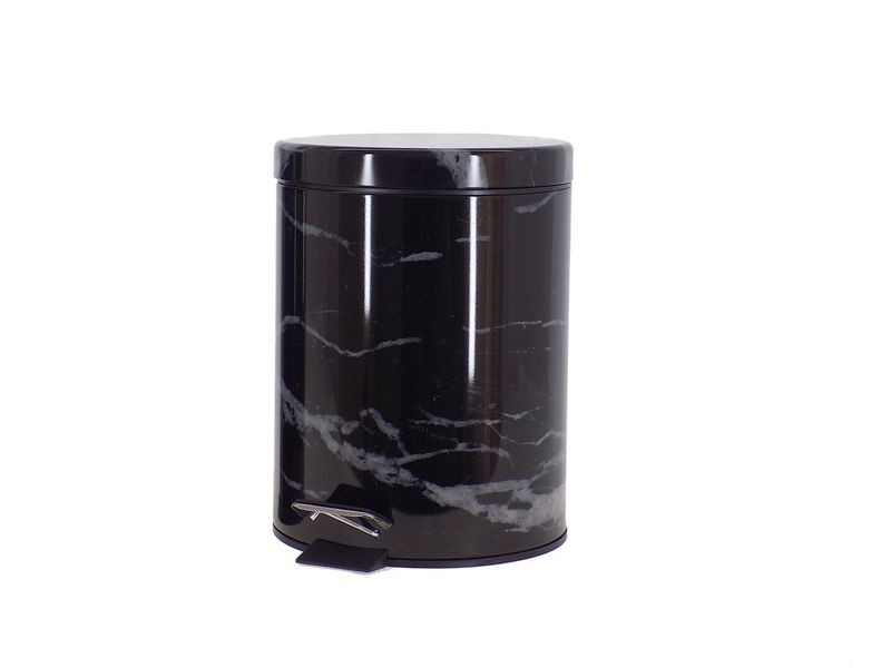 Elegant 5 Litre Dustbin - Marble Design